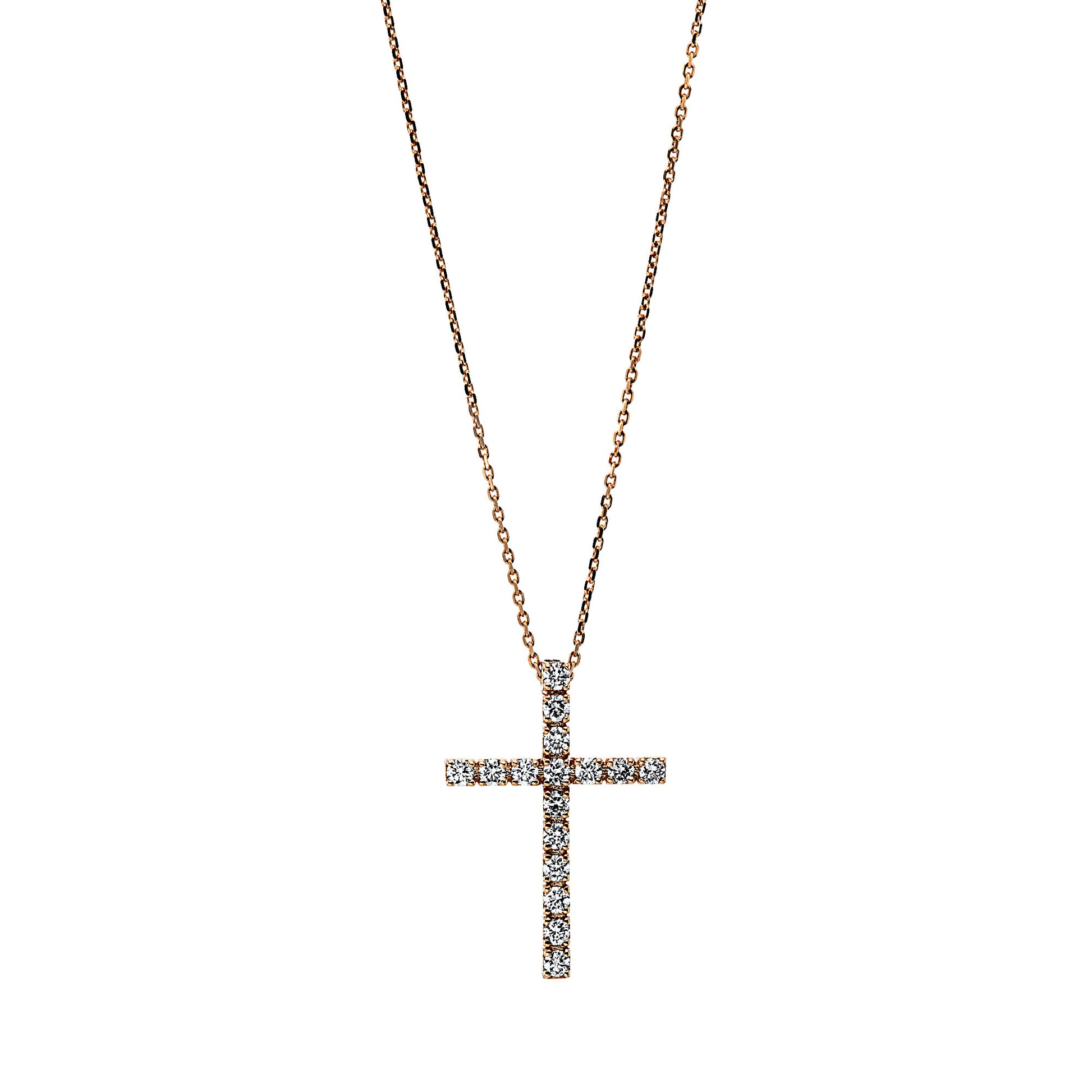 Kette mit Kreuz 18kt