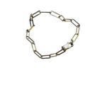 Paperclip Armband 18kt Gelbgold – Handgefertigtes Armband in klassischer Kettenoptik, BeVain München