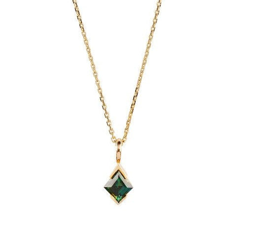 Zephyr PartiSaphir Collier – 18kt Gold Collier mit seltenen Partisaphiren, Handgefertigt in München, BeVain