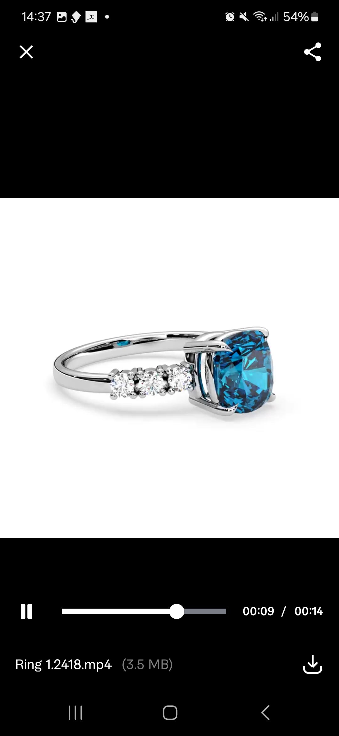 18kt Gold Zirkon Ring – Unikat | BeVain