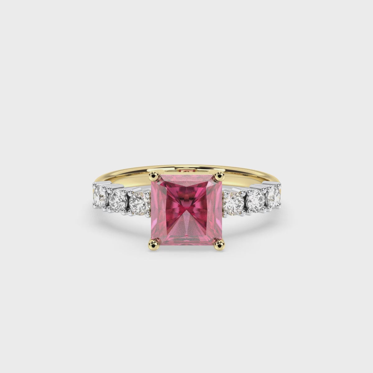 18kt Gold Turmalin Ring – Handgefertigt | BeVain