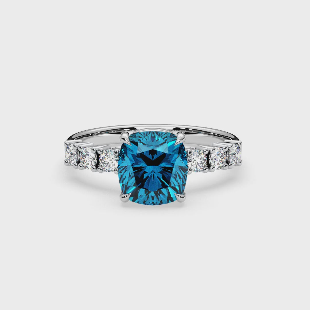 18kt Gold Zirkon Ring – Unikat | BeVain