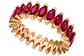 Eternity Ring 18kt Gelbgold mit Rubinen, Gr. 54 – Unikat | BeVain