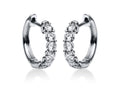 Creolen mit Diamanten