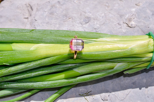Bicolor Turmalin Ring