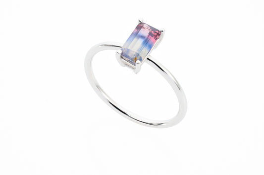 Tricolor Saphir Ring